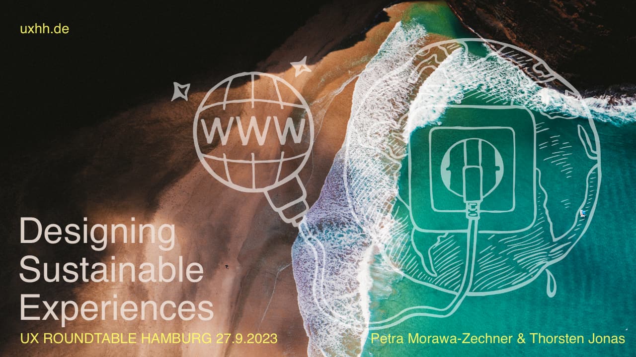 Designing Sustainable Experiences – UX Roundtable am 27.9.2023